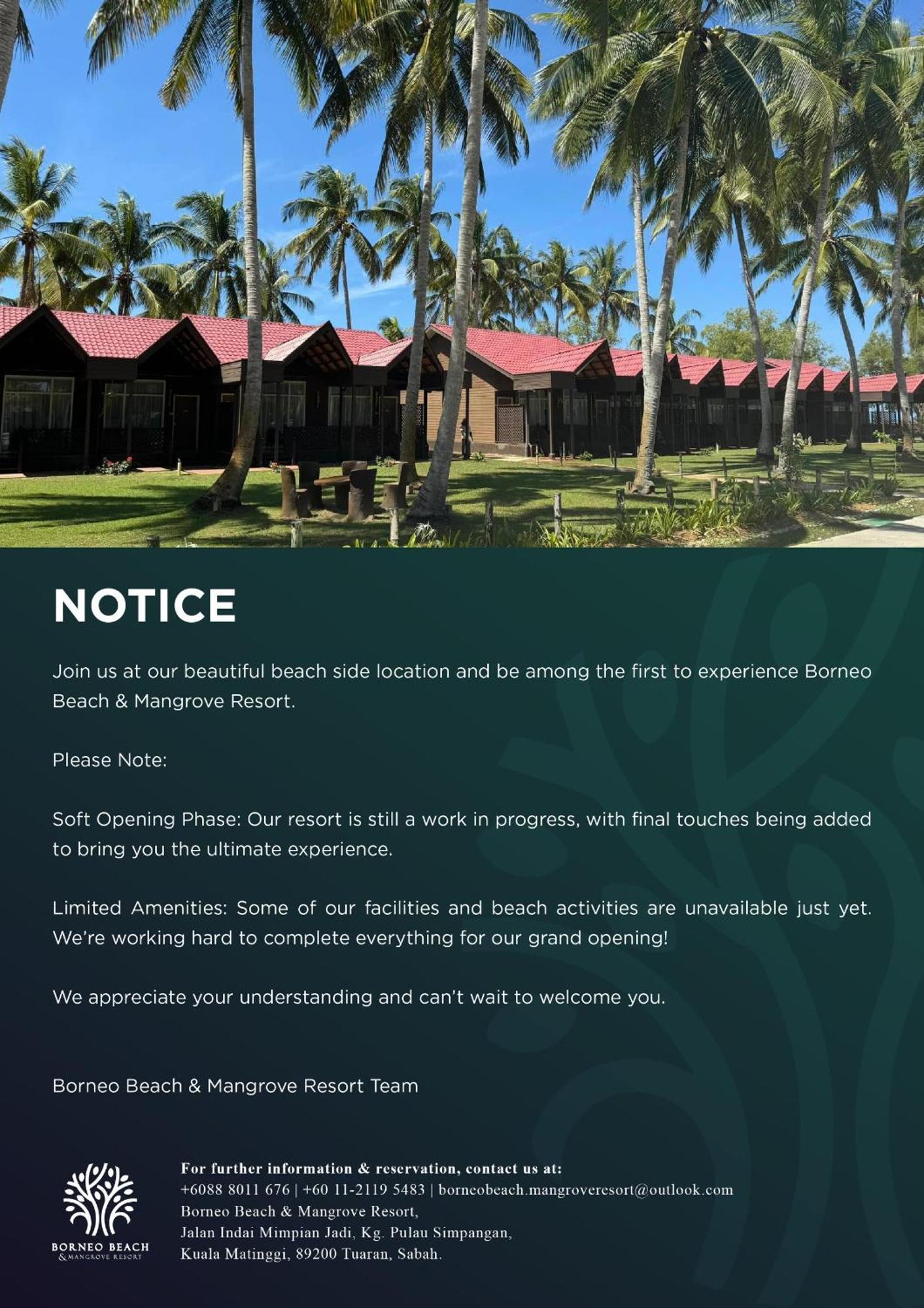Borneo Beach & Mangrove Resort Tuaran Exterior photo